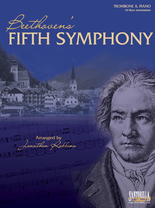Book cover for Beethoven's Fifth Symphony for Trombone and Piano