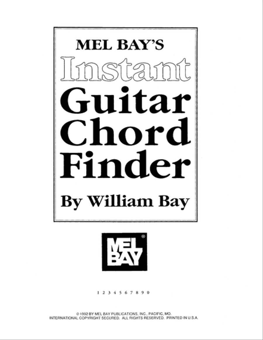 Instant Guitar Chord Finder Electric Guitar scores gallery preview page 2