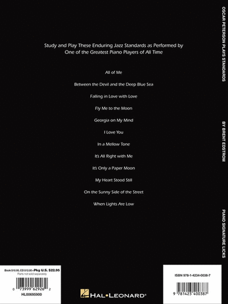Oscar Peterson Plays Standards Piano Method scores gallery preview page 3