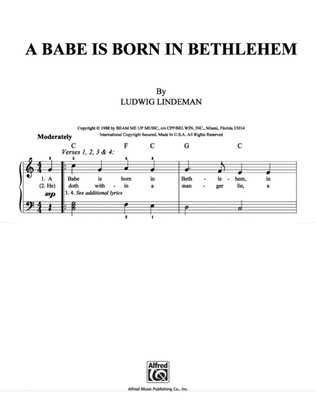 Book cover for Babe Is Born In Bethlehem, A
