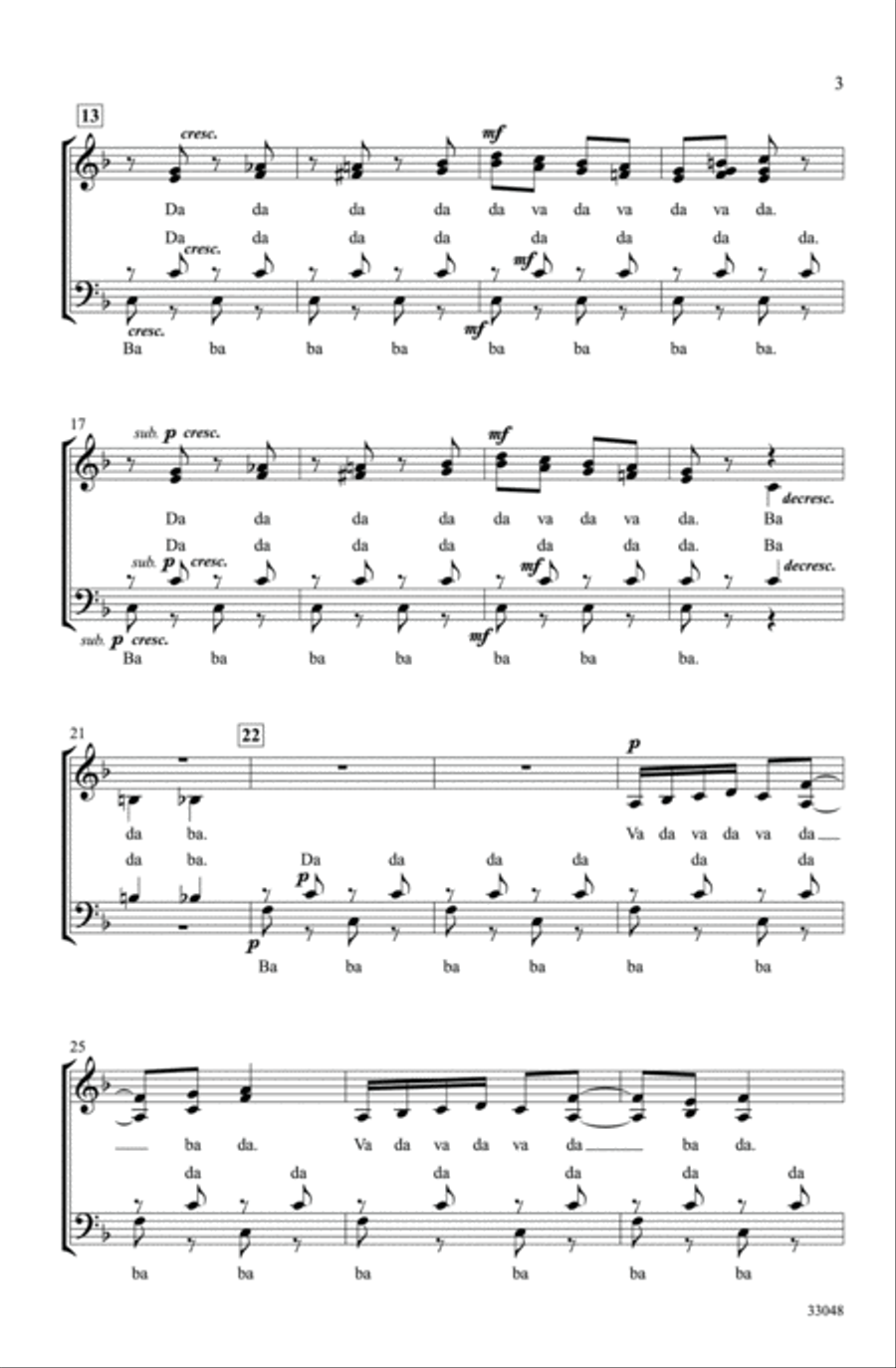 The Spinning Song The Spinning Song 4-Part scores gallery preview page 3