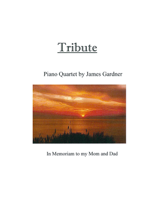Book cover for Tribute Piano Quartet
