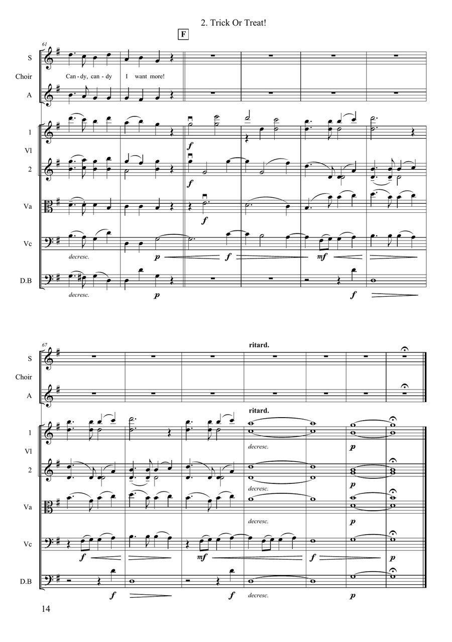 Trick Or Treat! Trick Or Treat! String Orchestra scores gallery preview page 6