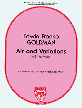 Book cover for Air and Variations In B-flat