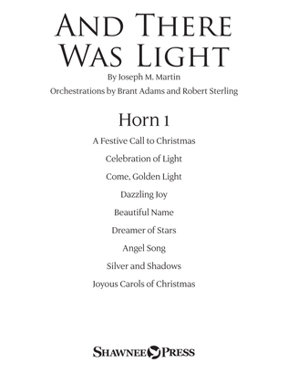 Book cover for And There Was Light - F Horn 1