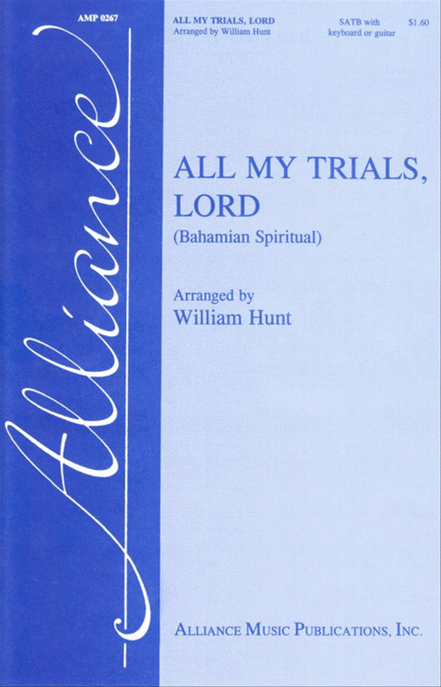 All My Trials, Lord All My Trials, Lord 4-Part scores gallery preview page 1