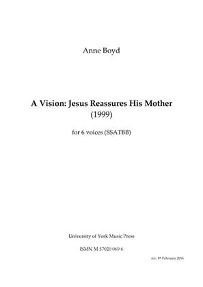 A Vision - Jesus Reassures His Mother