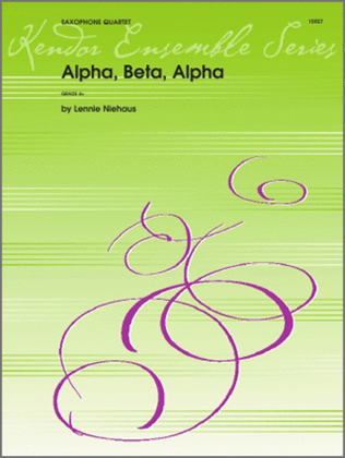 Book cover for Alpha, Beta, Alpha
