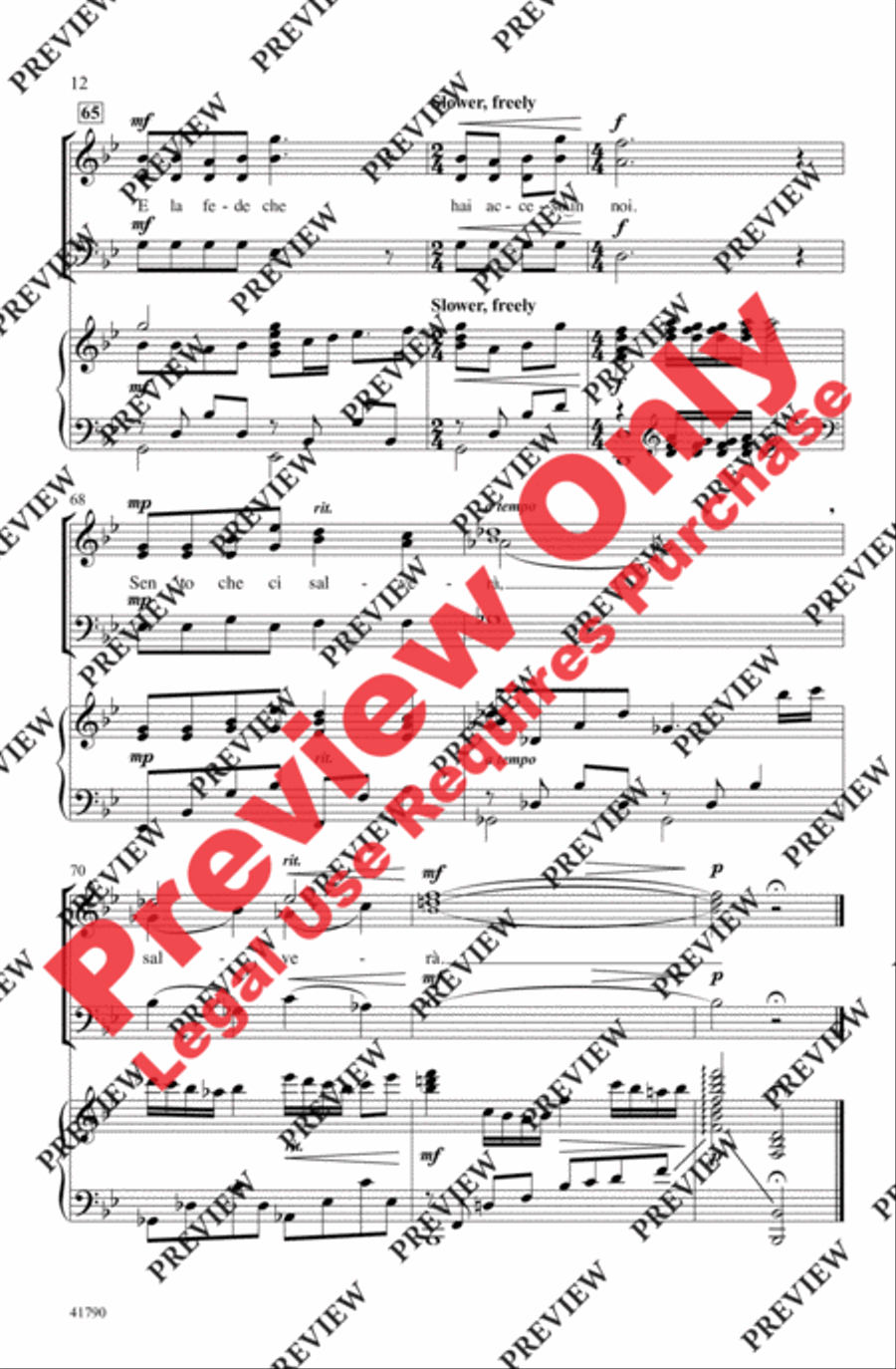 The Prayer 3-Part scores gallery preview page 12