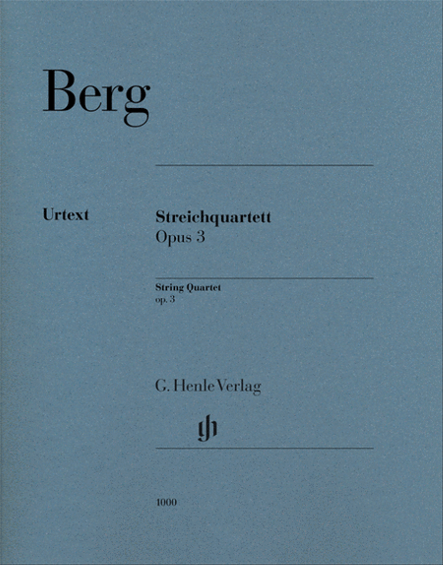 String Quartet Op. 3 String Quartet scores gallery preview page 1
