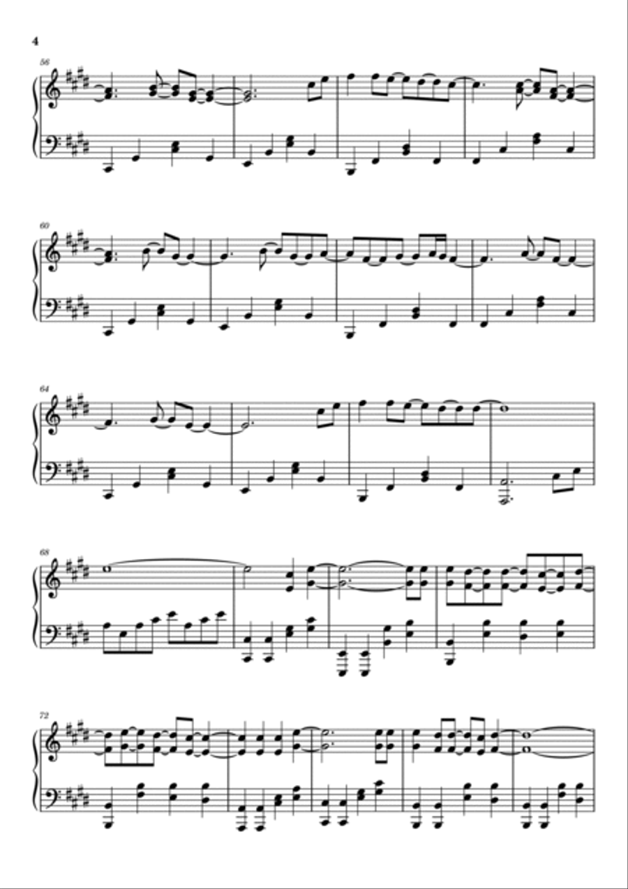Incomplete Piano Solo scores gallery preview page 4