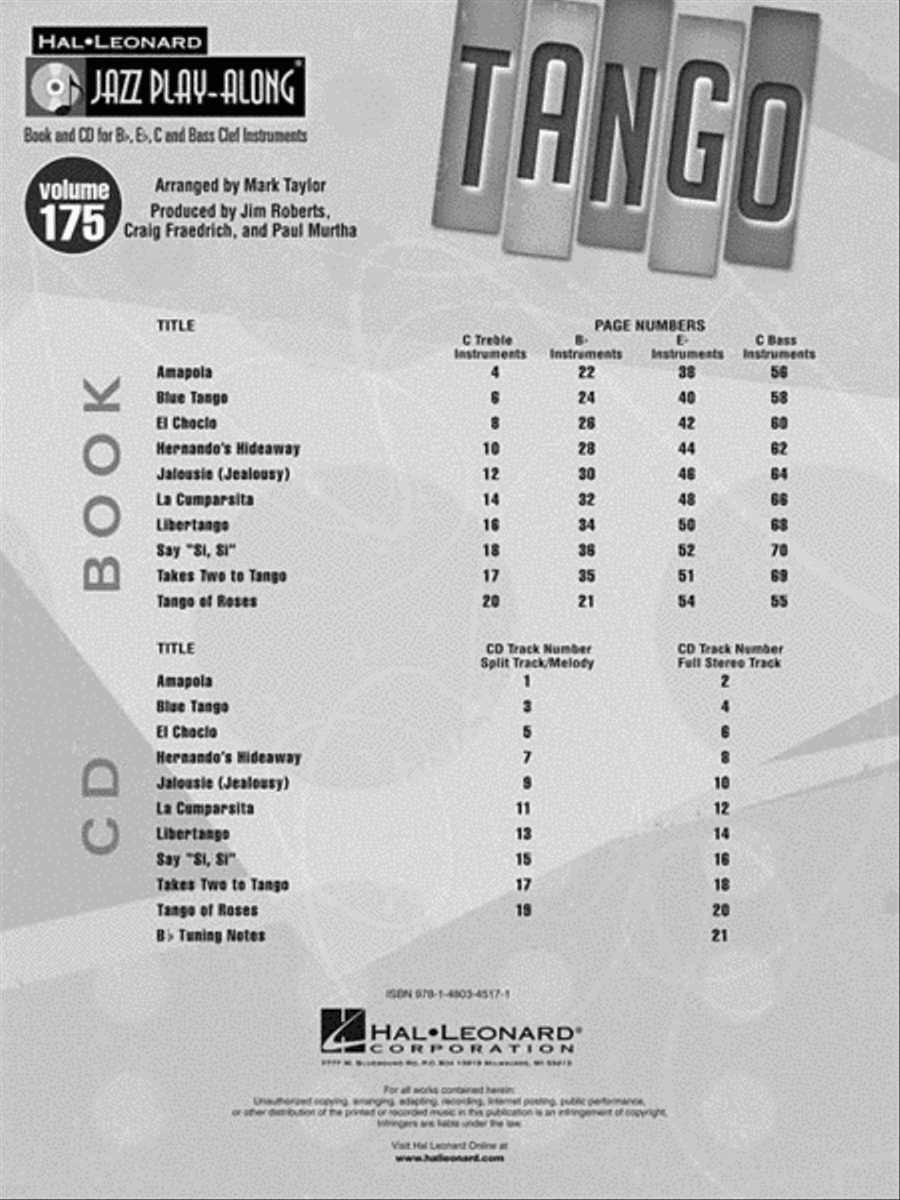 Tango C Instrument scores gallery preview page 3