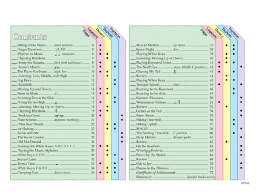 Bastien New Traditions - Primer A Piano Method scores gallery preview page 2
