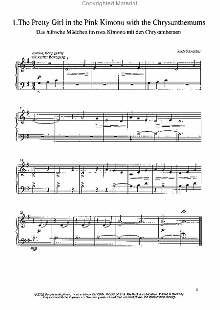 Japanese Sketches Harpsichord scores gallery preview page 2
