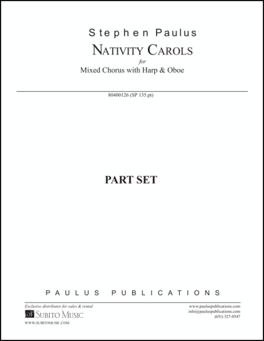 Three Nativity Carols - PARTS