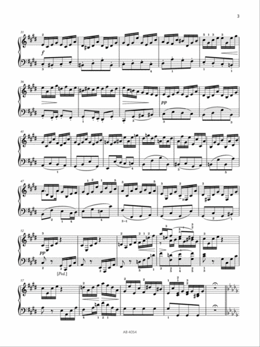 Moment musical in C sharp minor (Grade 8, list A3, from the ABRSM Piano Syllabus 2023 & 2024) Piano Method scores gallery preview page 3