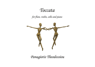 Book cover for Toccata, for flute, violin, cello, and piano