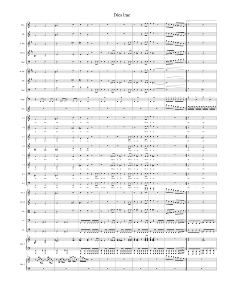 Dies Irae (from "Requiem Mass" - Full Score) image number null