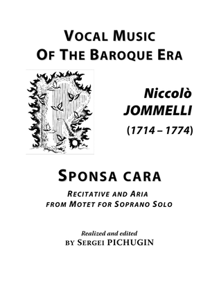 JOMMELLI Niccolò: Sponsa cara, recitative and aria from motet "Care Deus si respiro", arranged for