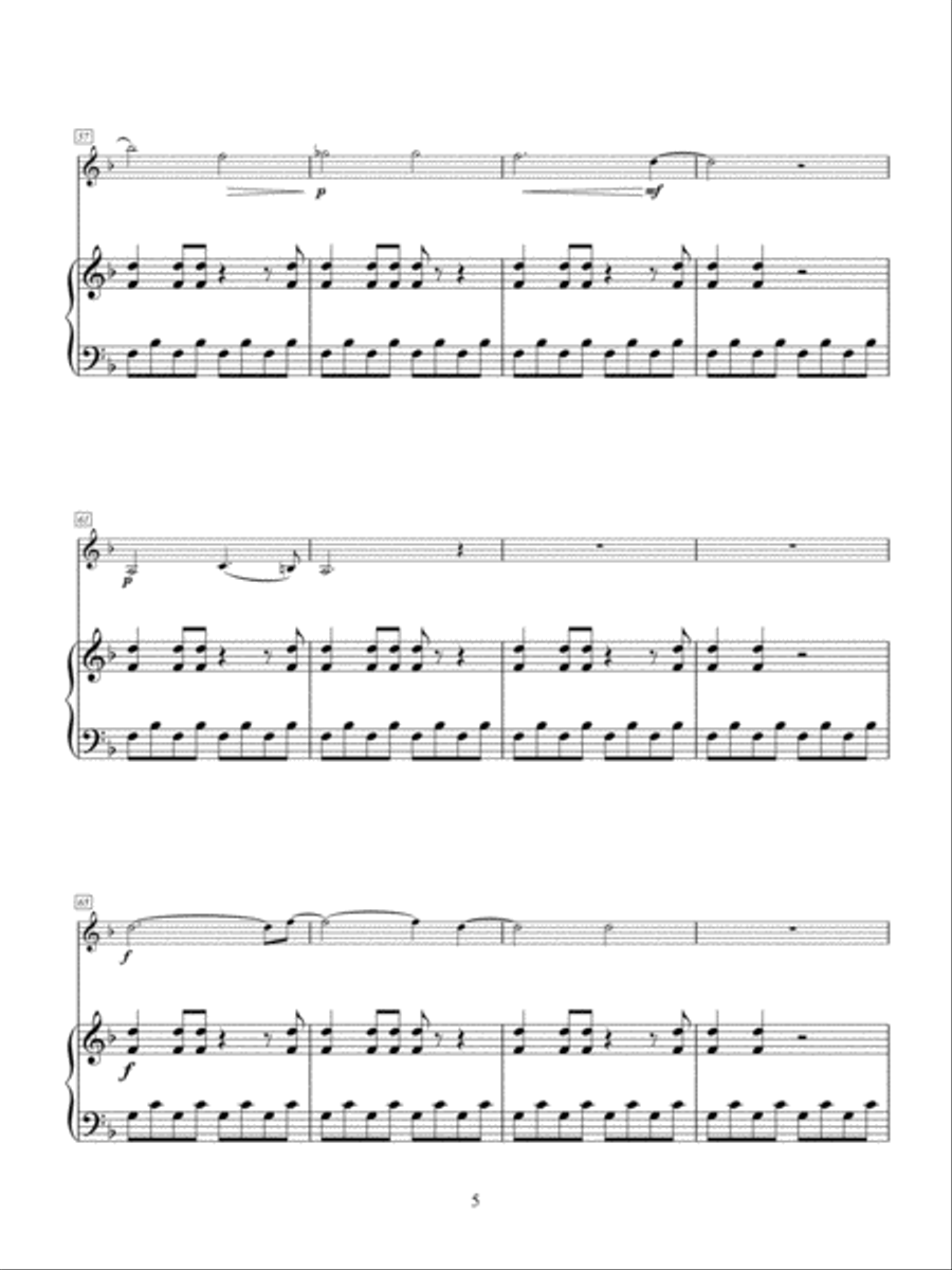 The Cold Comfort of Toys Violin scores gallery preview page 6