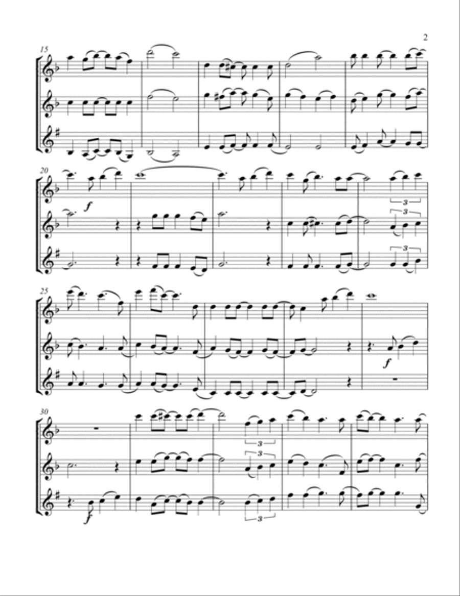 A Whole New World Woodwind Trio scores gallery preview page 3