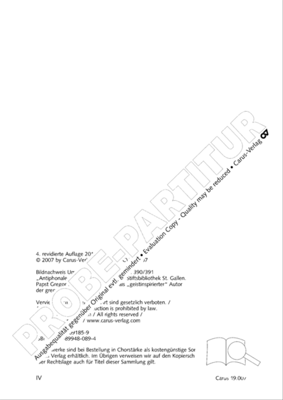 In hymnis et canticis. Gregorian chant collection Choir scores gallery preview page 5