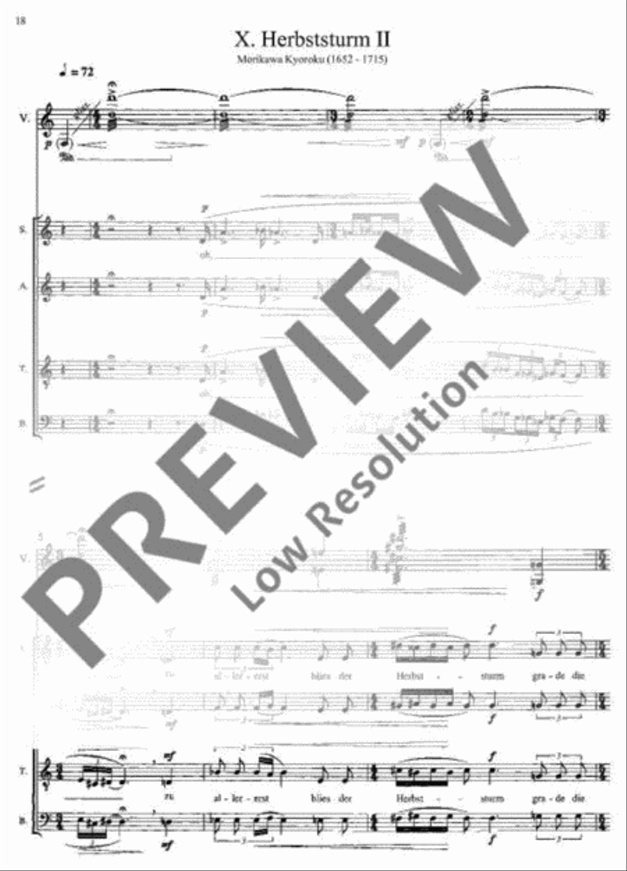 11 Haiku 4-Part scores gallery preview page 19