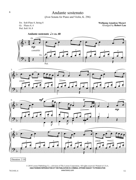 Easy Classics Arranged for Organ image number null