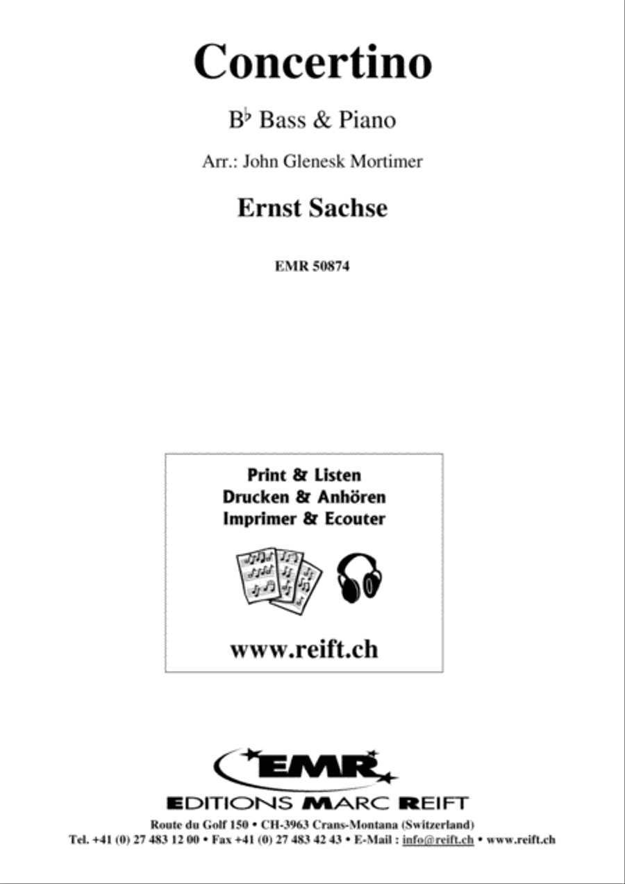 Concertino Piano Accompaniment scores gallery preview page 1