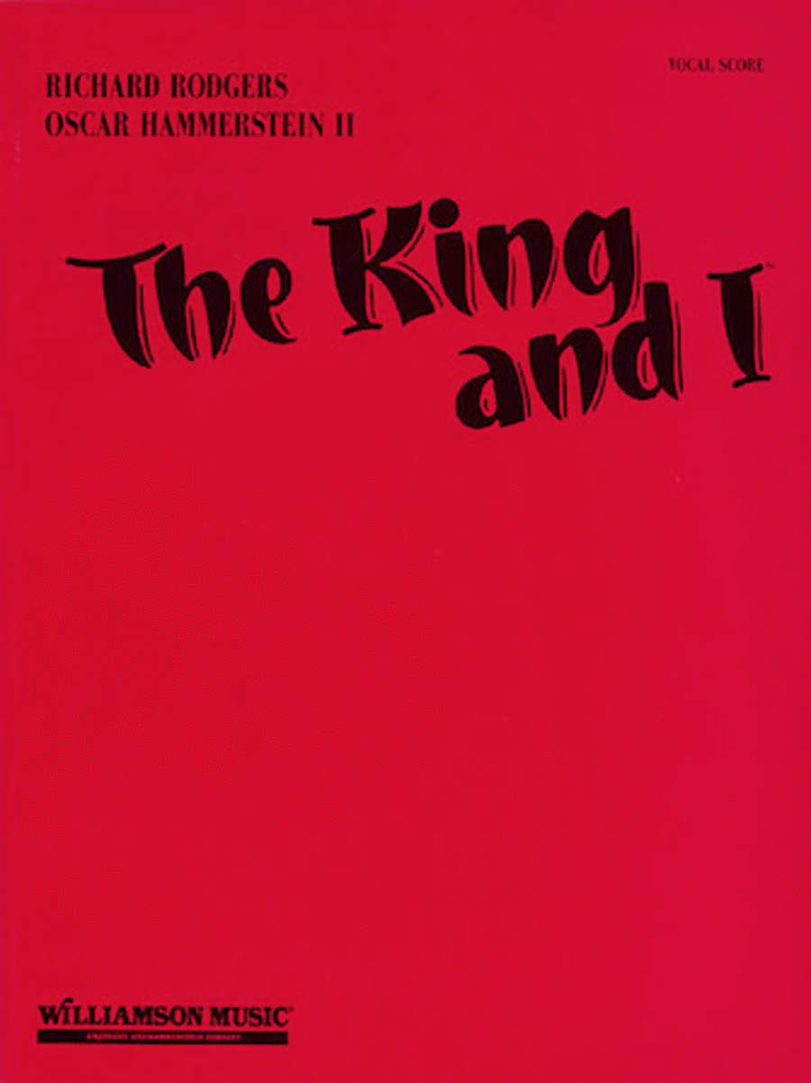 The King And I - Vocal Score