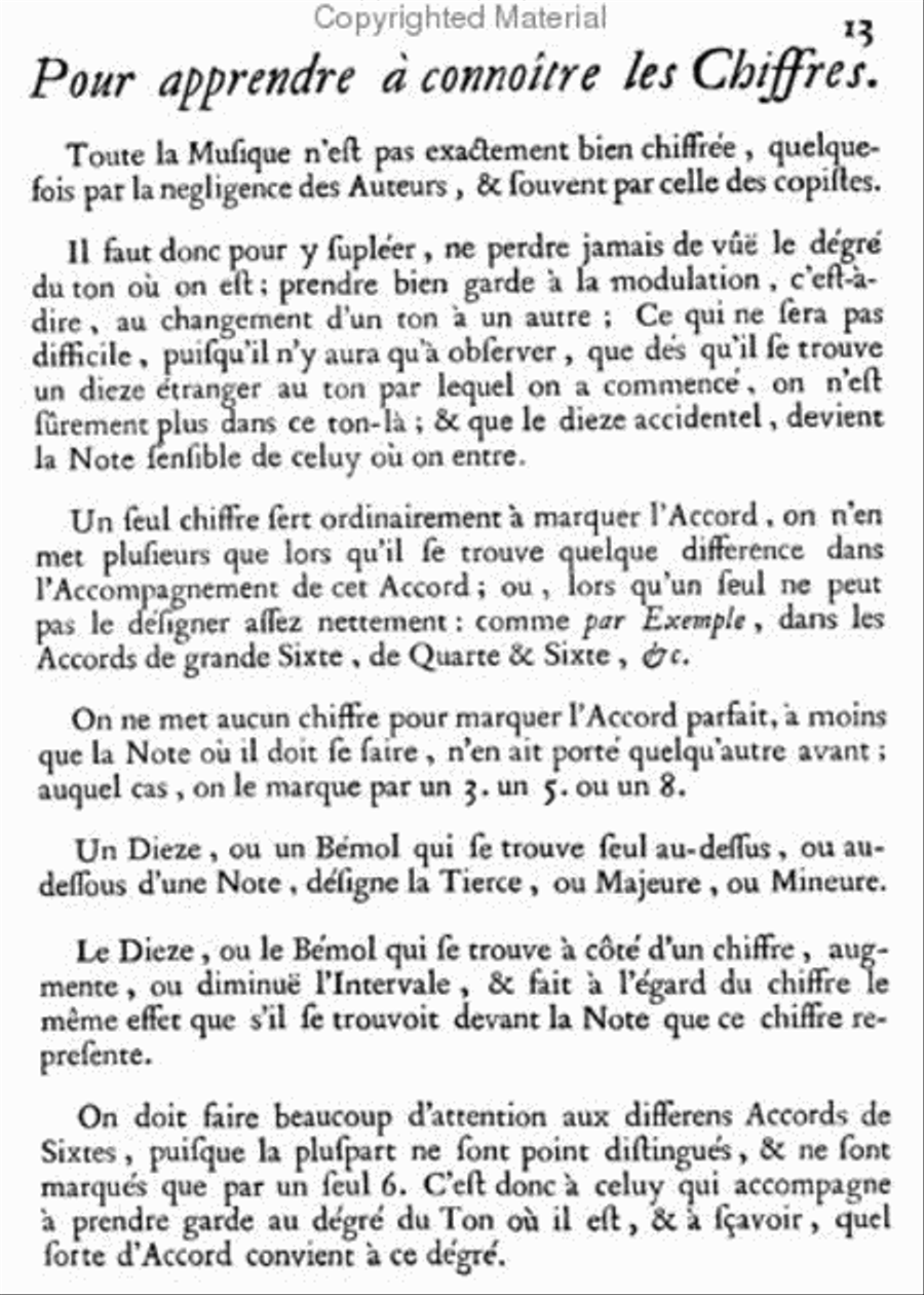 Methods & Treatises Continuo Bass - Volume 3 - France 1600-1800 Basso Continuo scores gallery preview page 2