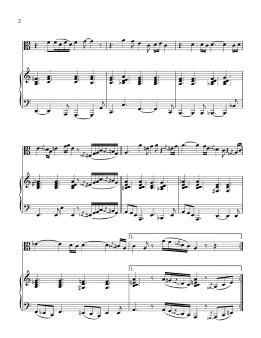 Still Got The Blues Viola scores gallery preview page 3