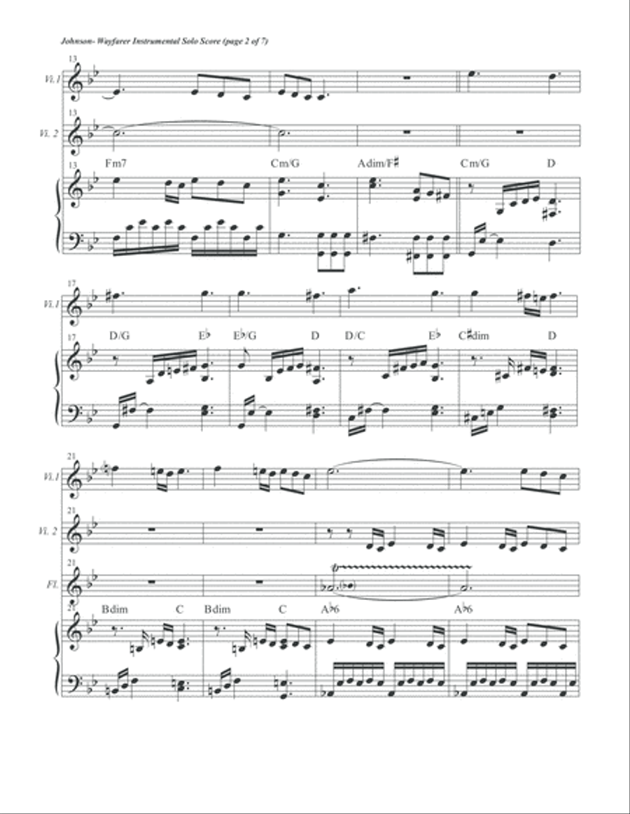 Wayfarer Inst. Solo Score Flute scores gallery preview page 4