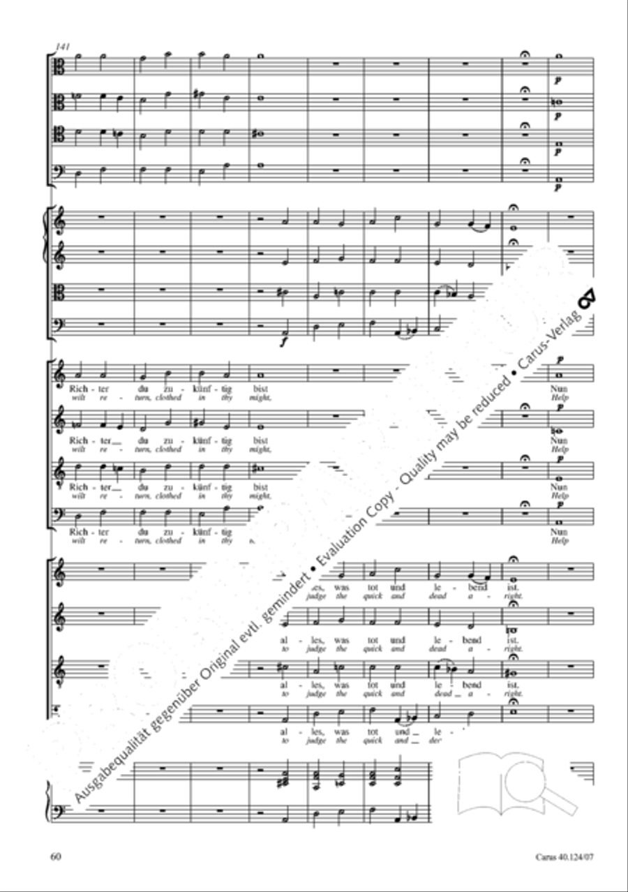 Kyrie in d + Herr Gott, dich loben wir Orchestra scores gallery preview page 61