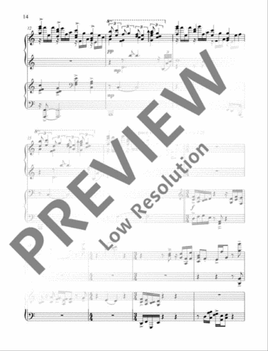 Vaporize Vaporize Piano Duet scores gallery preview page 19