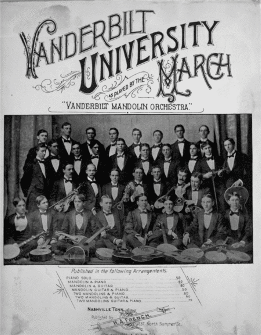 Vanderbilt University March Violin scores gallery preview page 1