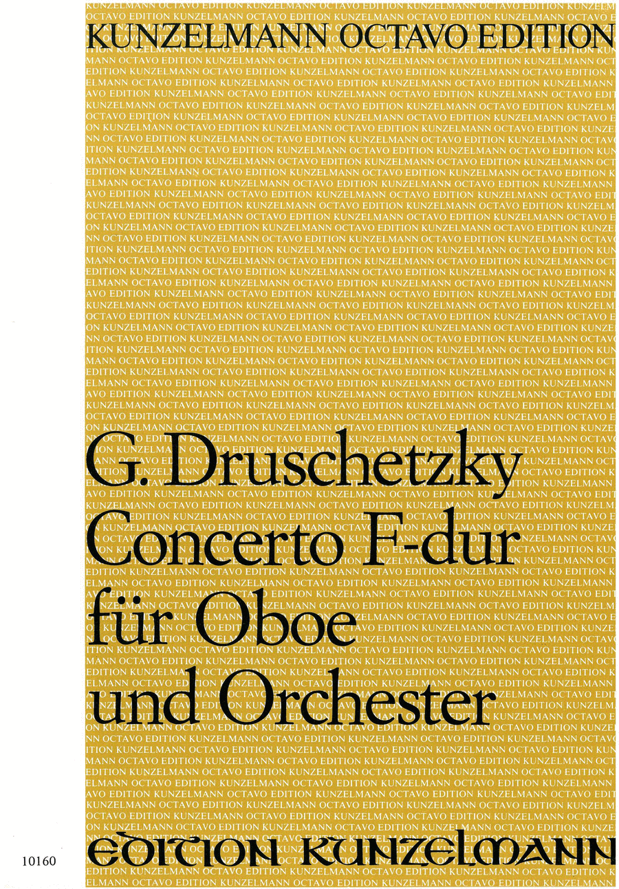Concerto for oboe in F major Oboe Solo scores gallery preview page 1