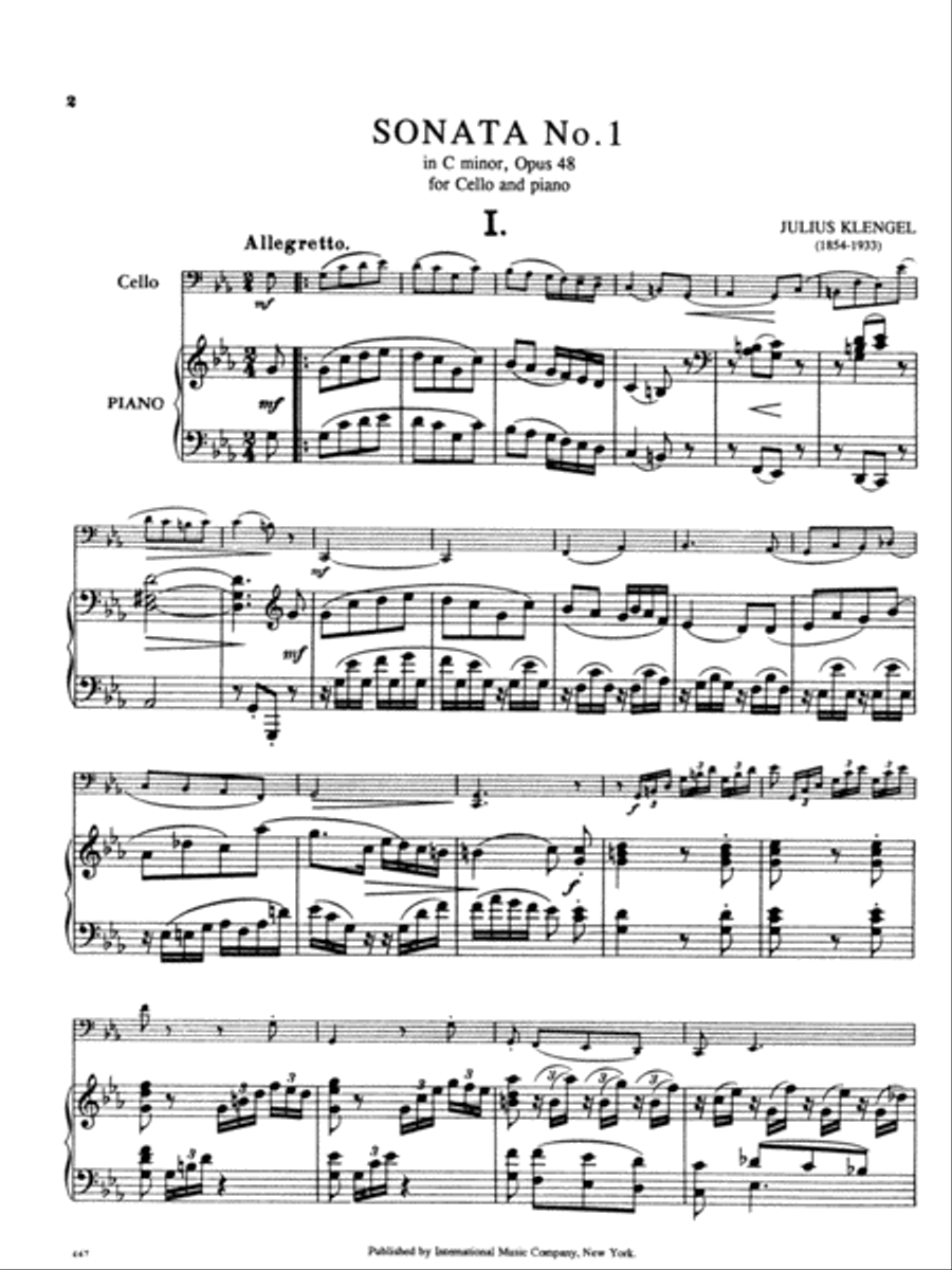 Sonatina No. 1 In C Minor, Opus 48 Piano Accompaniment scores gallery preview page 2