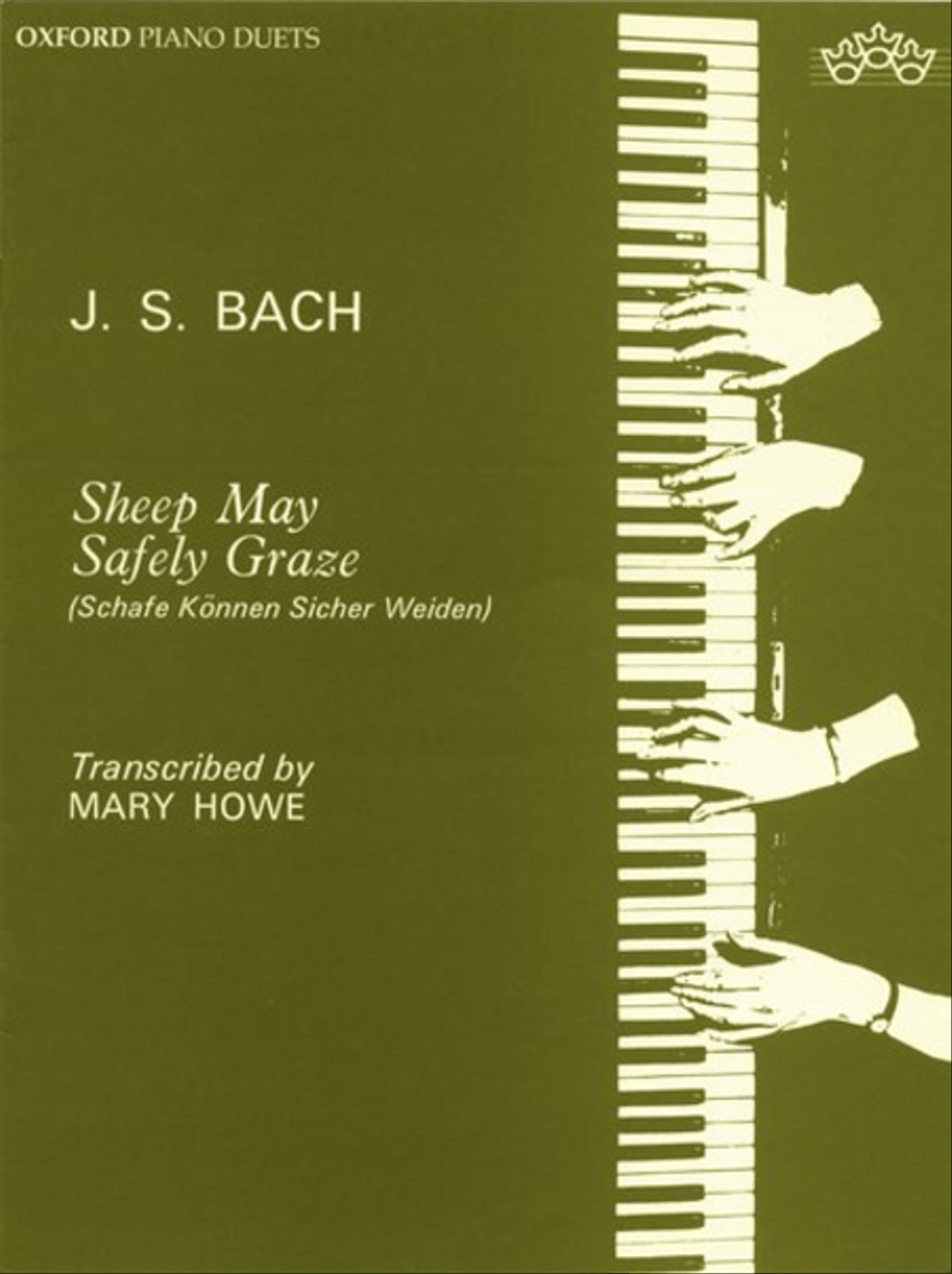 Sheep May Safely Graze: Sheep may safely graze Piano Duet scores gallery preview page 1