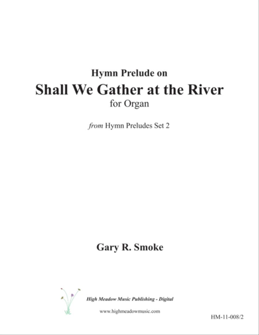 Shall We Gather at the River Organ Solo scores gallery preview page 1