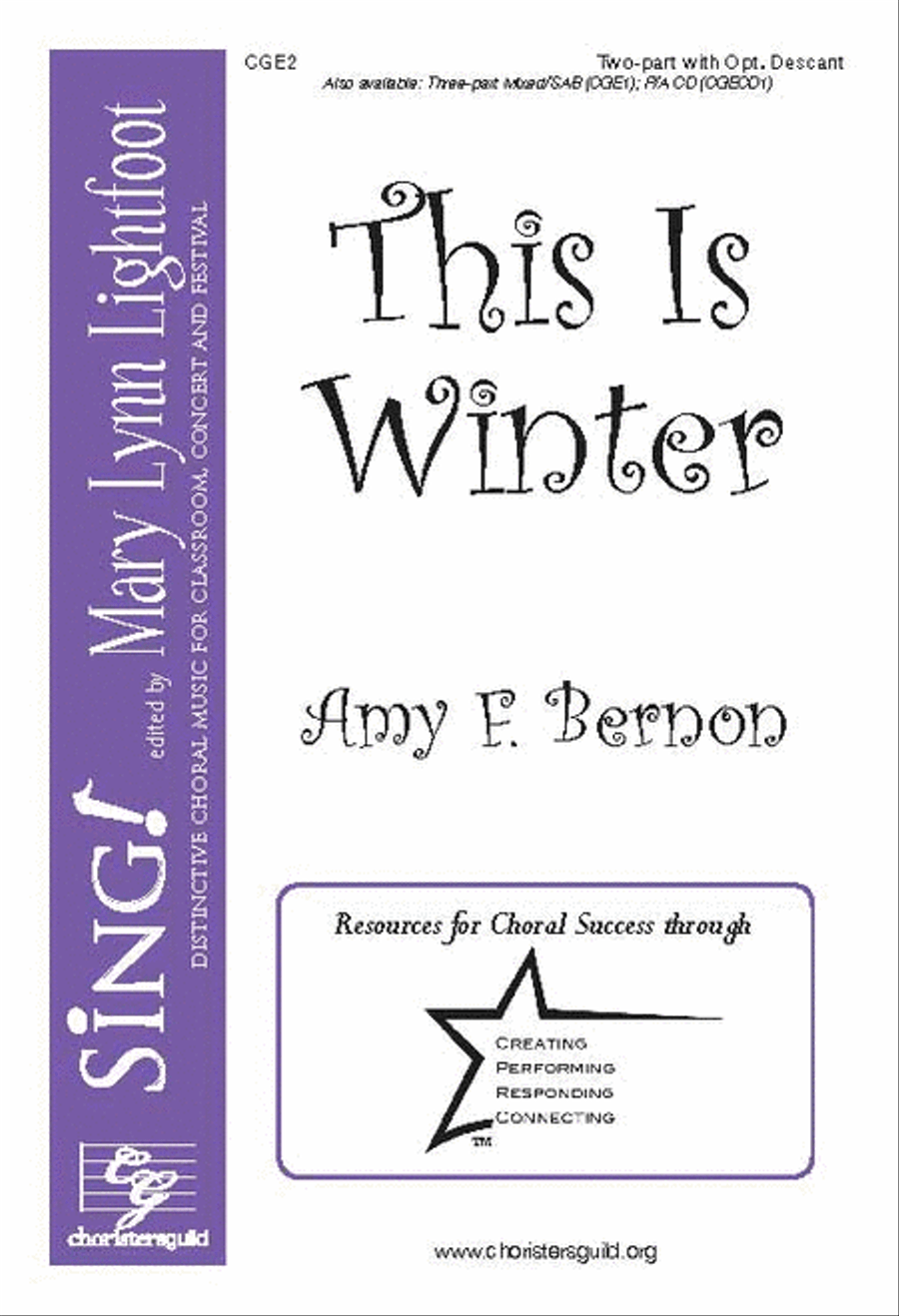 This Is Winter (Two-part with opt. descant) 2-Part scores gallery preview page 1