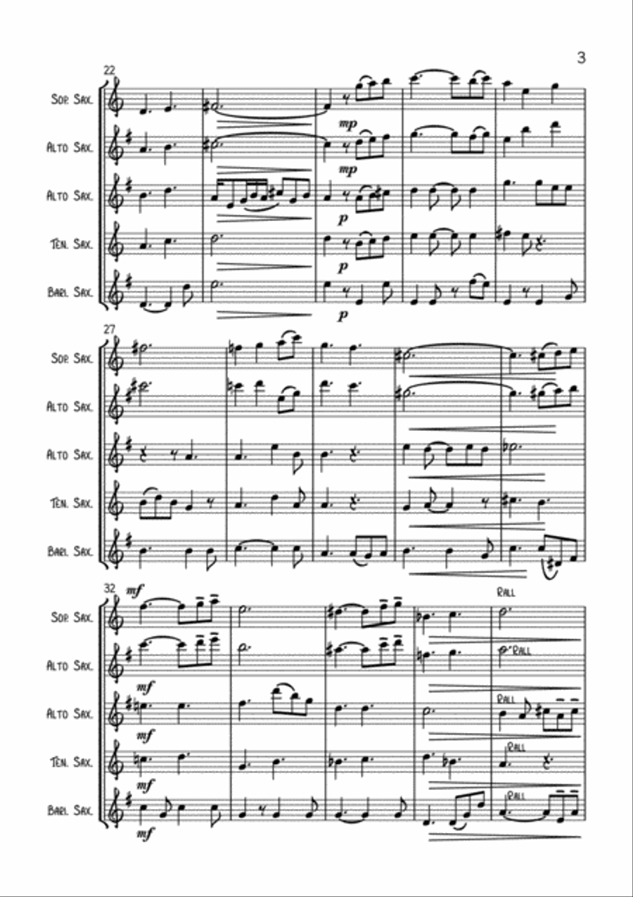 Haze Woodwind Quartet scores gallery preview page 4