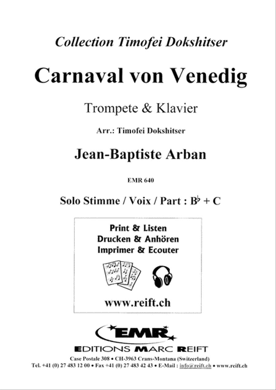 Carnaval von Venedig Carnaval von Venedig Cornet scores gallery preview page 2