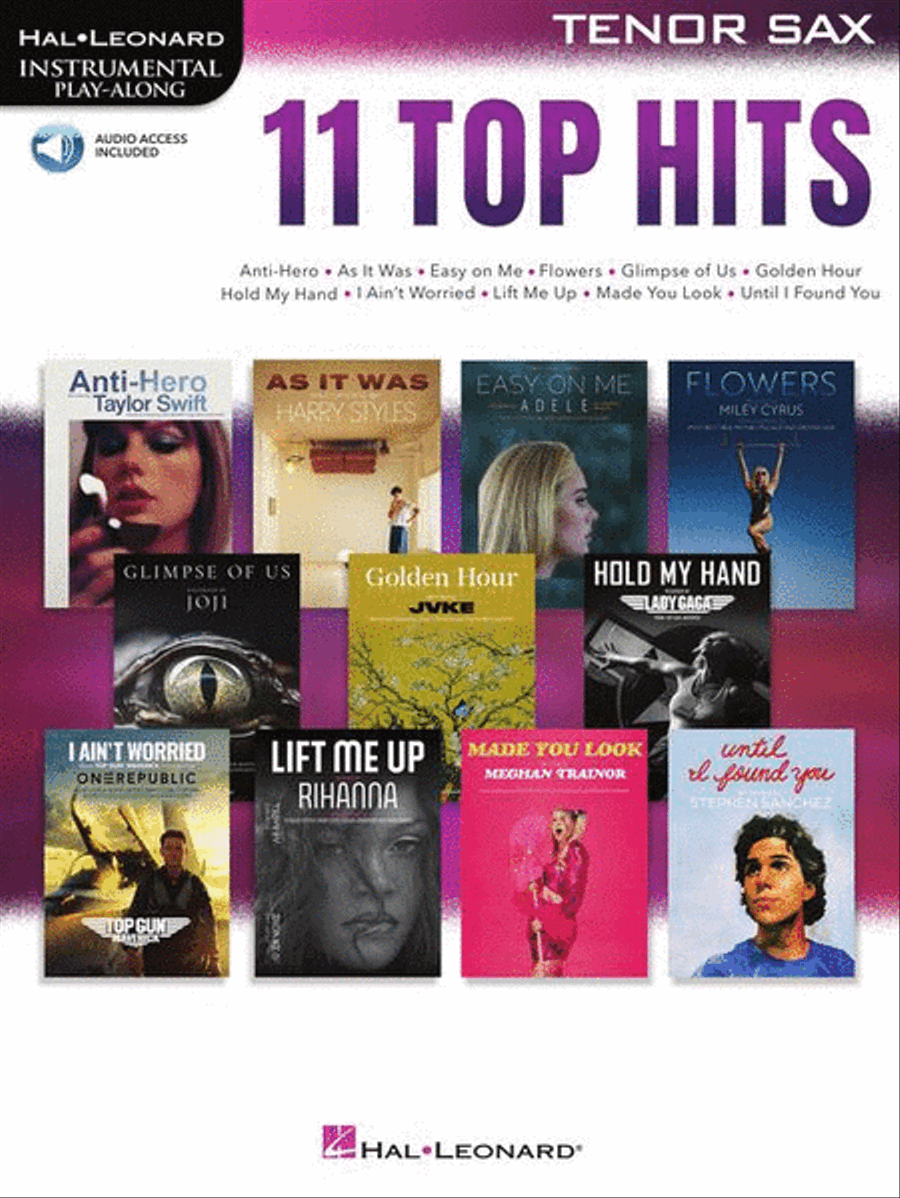 11 Top Hits for Tenor Sax Tenor Saxophone scores gallery preview page 2