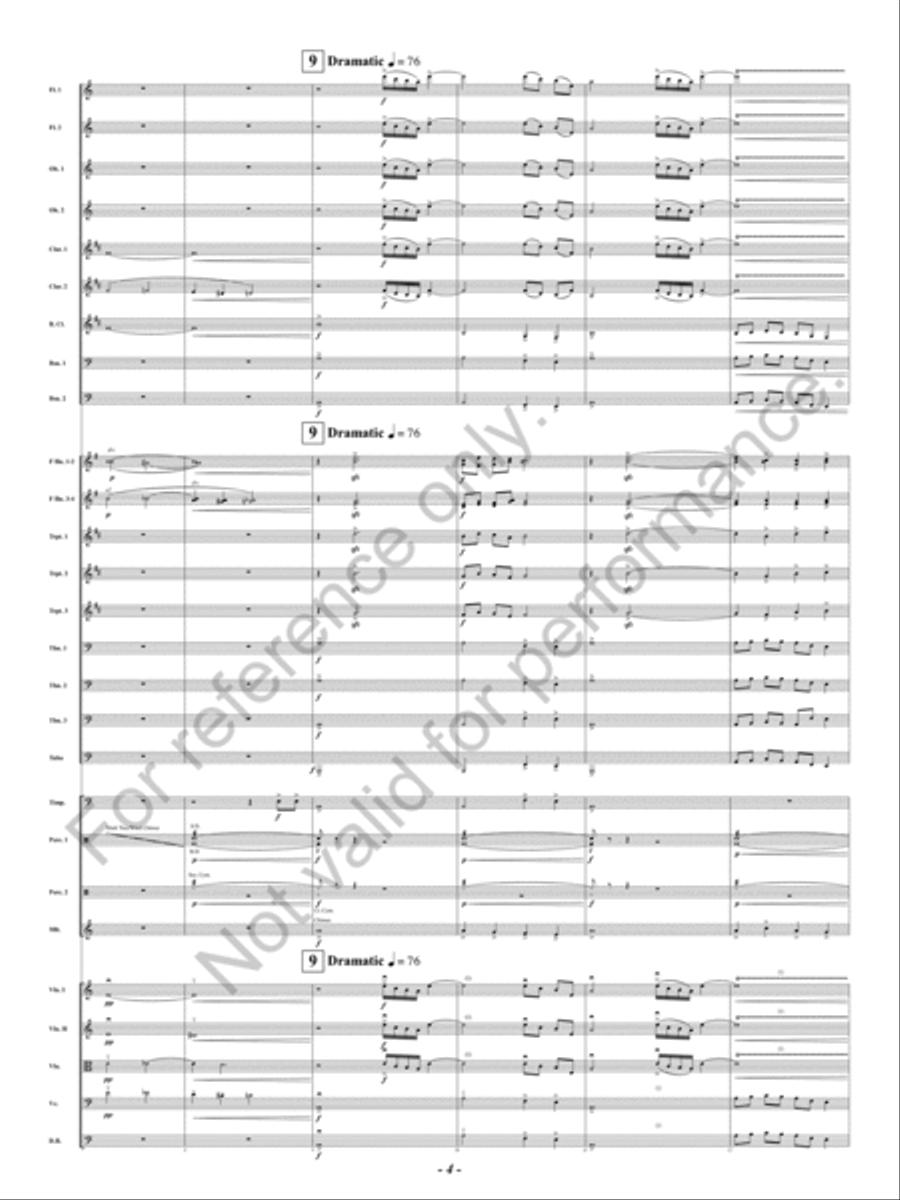 Red Concert Band scores gallery preview page 5