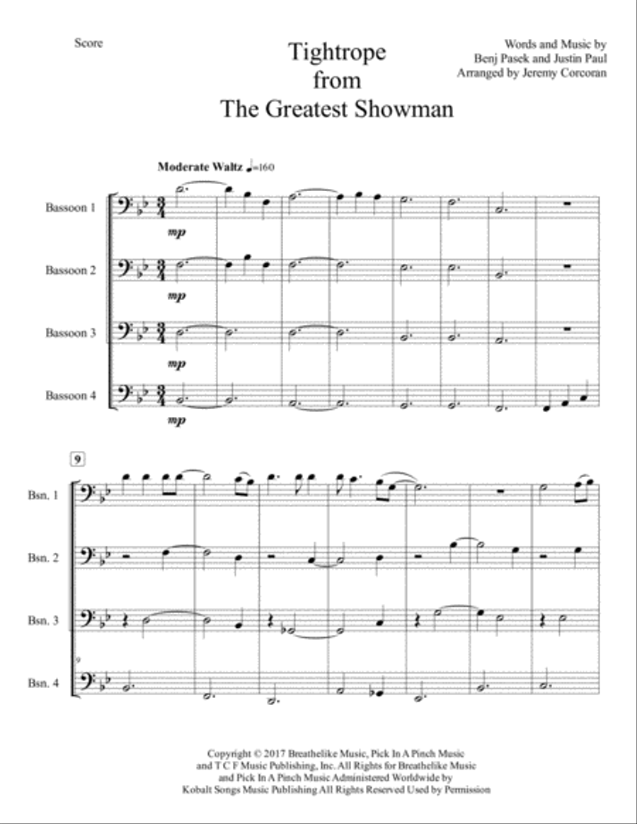 Tightrope Woodwind Quartet scores gallery preview page 2
