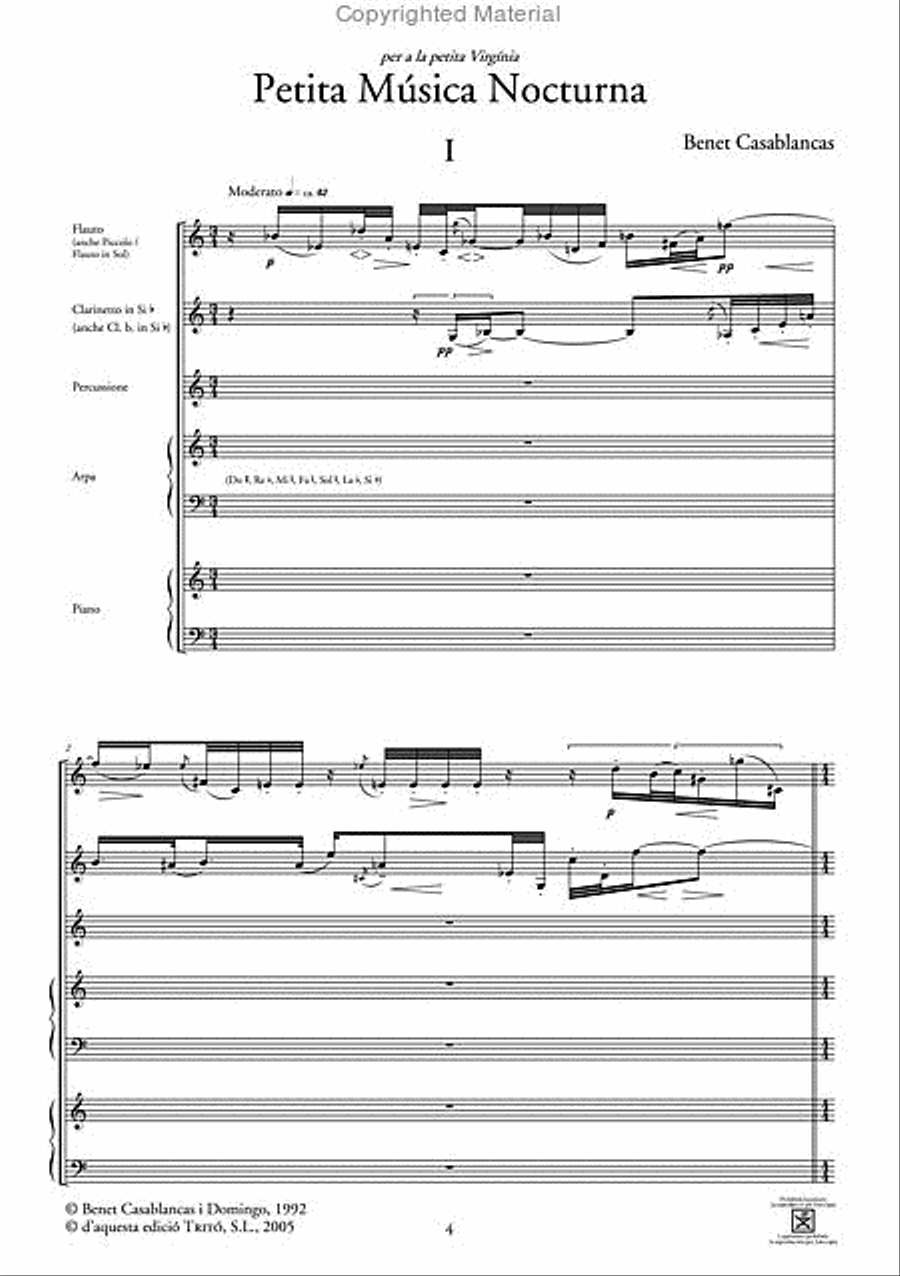 Petita música nocturna Flute scores gallery preview page 2
