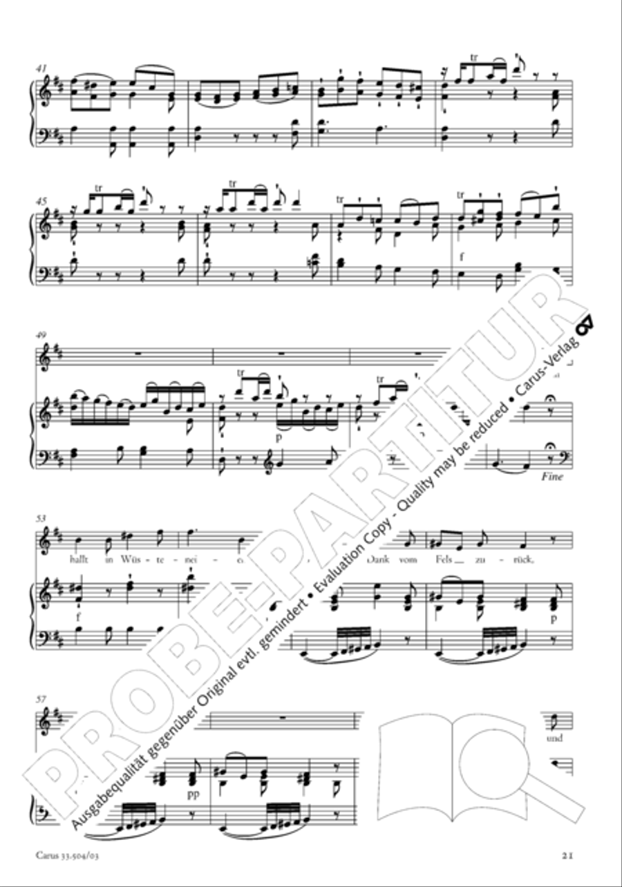 Dank-Hymne der Freundschaft 4-Part scores gallery preview page 22