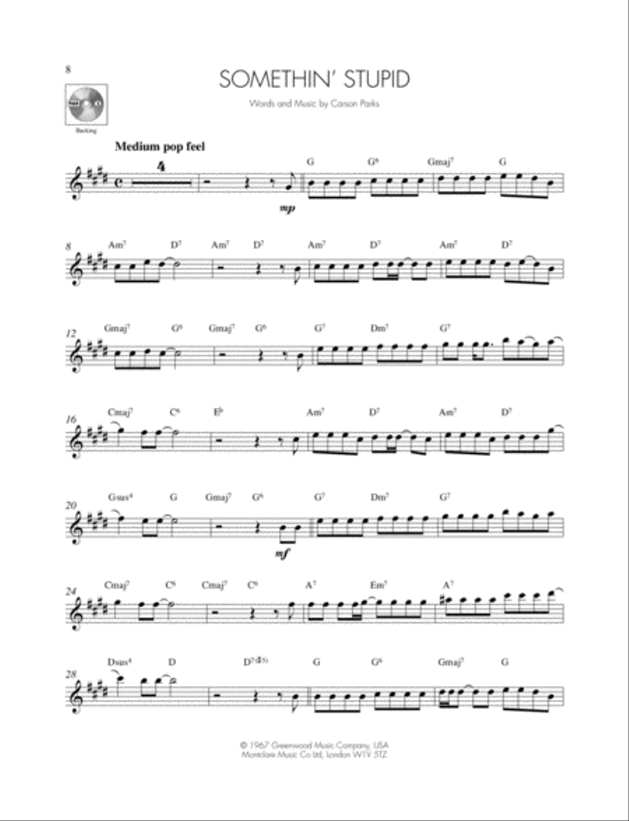 Robbie Williams -- Swing When You're Winning Alto Saxophone scores gallery preview page 3