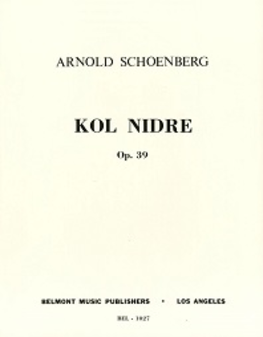 Kol Nidre, Op. 39 image number null